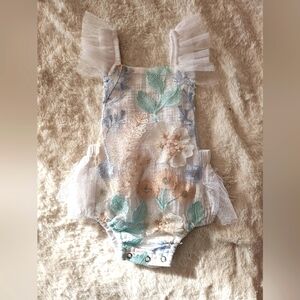 Newborn Lace Onesie